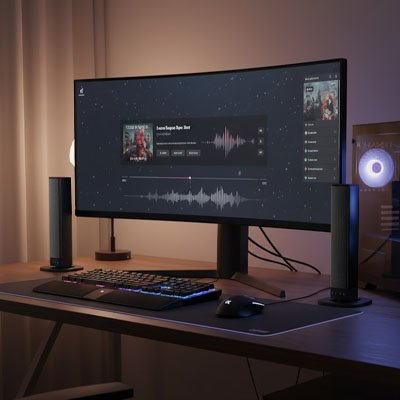 Barre de son PC | SonicClear - StreaminGaming